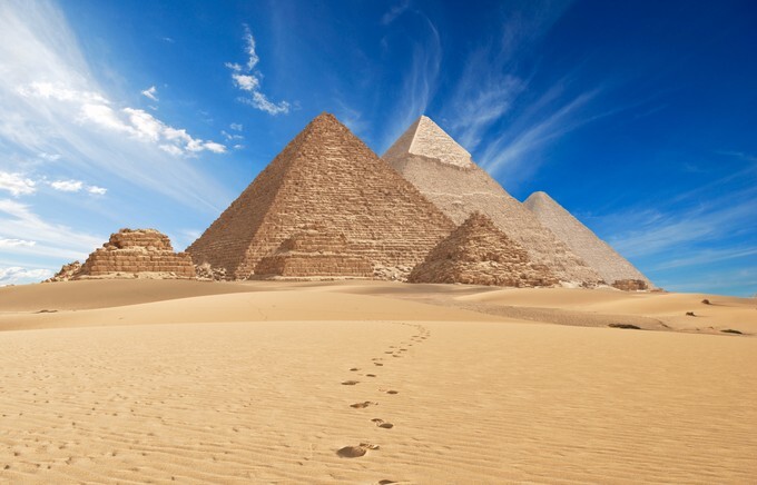 Pyramids in Giza